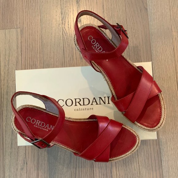 Cordani Shoes - Cordani Woven Wedge Sandals